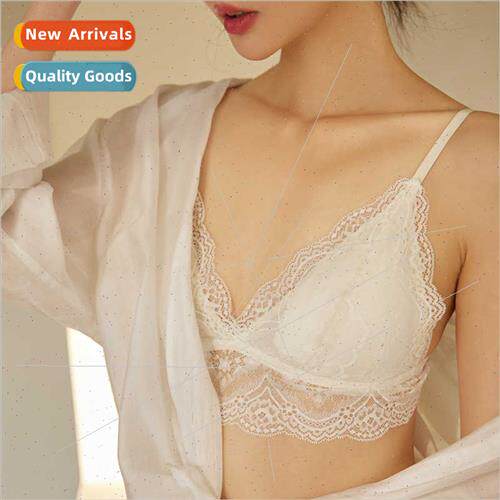 New sexy lace women silk lingerie French girls double-breast