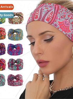 Yoga Headband Europe Bohemian Sports Headband Women Cashew F