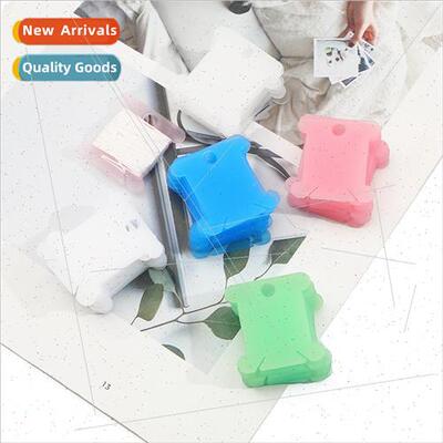 Colorful plastic wrap flower cross stch winding board organi