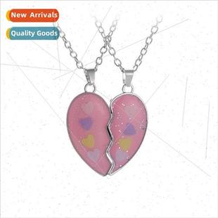 Sweet Alloy Oil Kids Magnets Cartoon Drip Friends Necklace