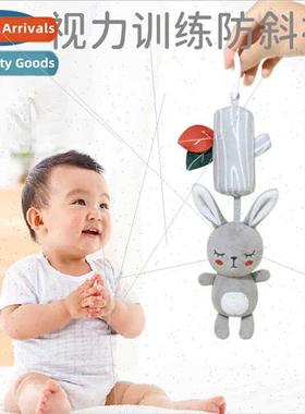 Newborn baby sensory training toys wind chime wh teether ani