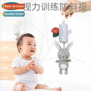 Newborn baby sensory training toys wind chime wh teether ani