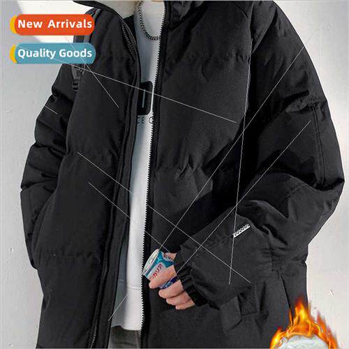 lamb wool cotton jacket men fall winter padded thickened cot