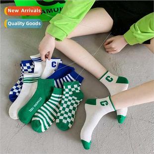 Blue Women Spring Green Short Klein Summer Ladie Socks