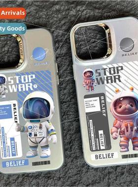 Astronaut Case Apple Color lver Case 14promax Hard Case Appl