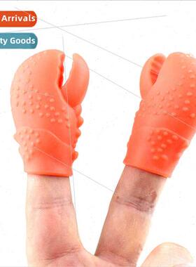 TPR lobster claw pincer finger puppet crab clip finger cover
