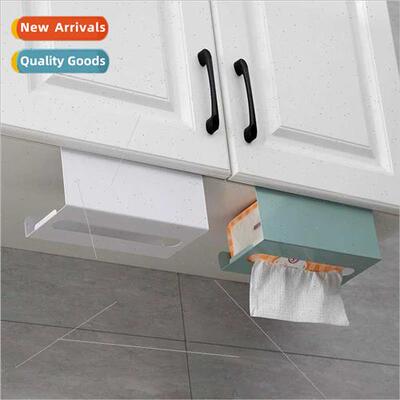 No-hole paper towel box -marking stick toilet wall mounted p