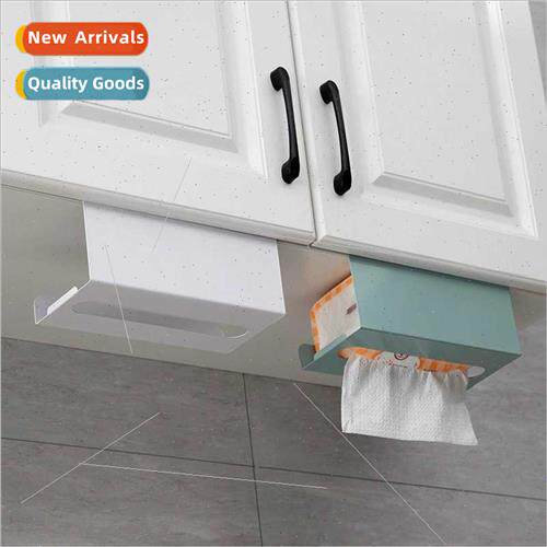 No-hole paper towel box -marking stick toilet wall mounted p