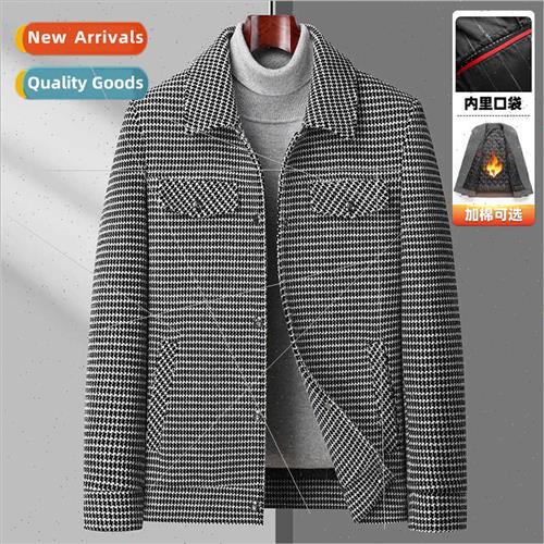 2023 Autumn Winter ille Workwear Chibi Check Jacket Men Busi