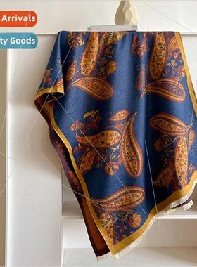 new hundred matching cashew flower scarf female winter wool