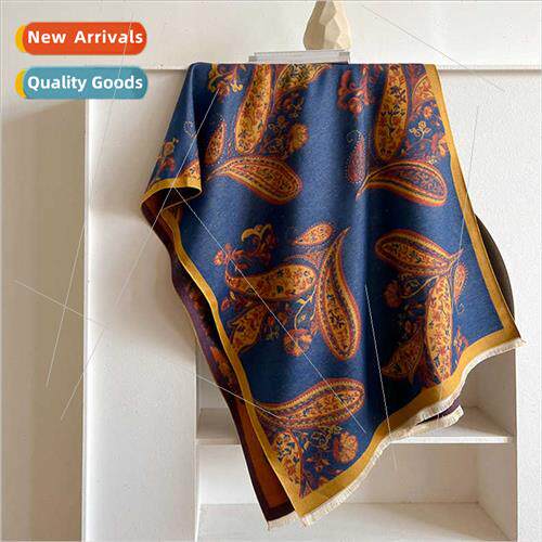 new hundred matching cashew flower scarf female winter wool