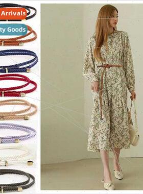 Spring Summer pin buckle ladies thin belt versatile casual r