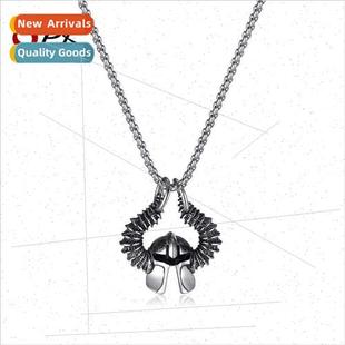 Hip War Stainless Trend Hop Set Pendant Helmet God Vintage