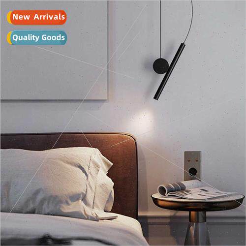 Minimalist bedside chandelier modern simple aluminum Scandin