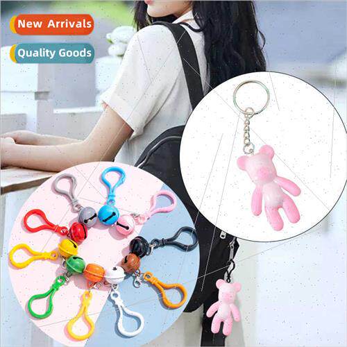 Fire lacquer seal crystal drop glue bear wh sheep eyes keych