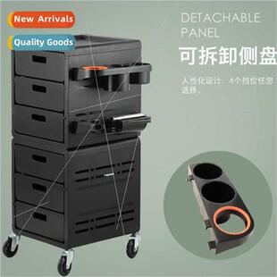 Multifunctional beauty trolley hair coloring workbench hair