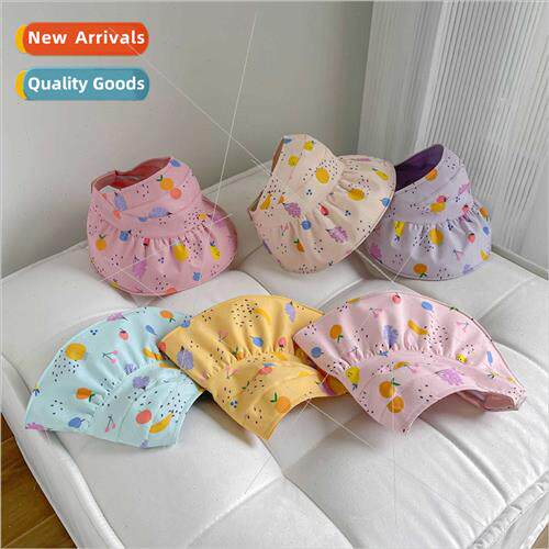 Spring summer  children sunscreen hollow top hat cute baby U