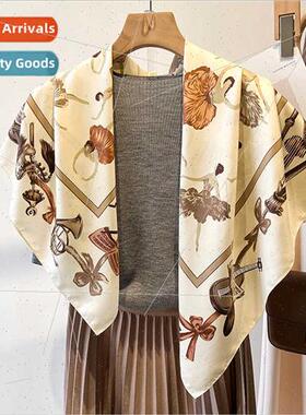 Korean  new spring fall fashion 90 twill large square scarf