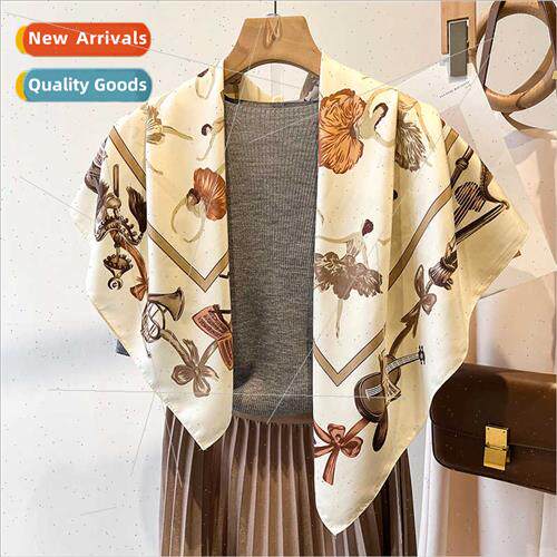 Korean  new spring fall fashion 90 twill large square scarf