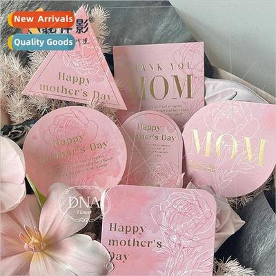 Mother Day New Warm Foil Stamping Cards Flower Bouquets s  B