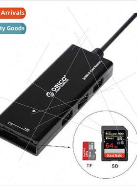 H33TS-U2 Multi-function USB Card Reader TF/SD USB Splter Ext