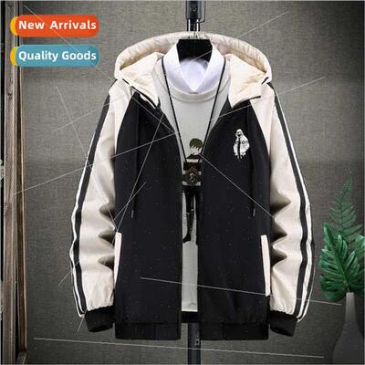 Cotton jacket male teenagers fall winter thin cotton clothin