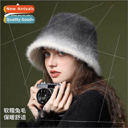 Winter warm fisherman hat female thickened cold big head cir