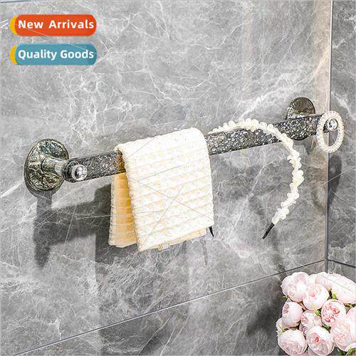 ght xury Towel Rack No Hole Bathroom Shelf Bathroom Towel Ha