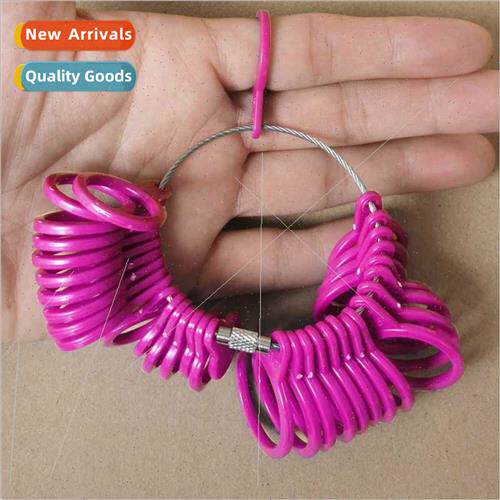 Plastic Port Degree Ring Ring Jewelry Finger ze Measuring To