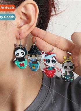 Europe Halloween earrings female ghost baby Christmas e teac