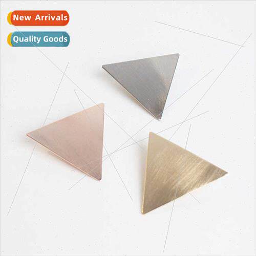 mple Europe alloy geometric triangle round side clip Korea i