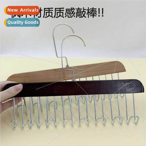 Multifunctional wooden coat rack underwear sling undershirt