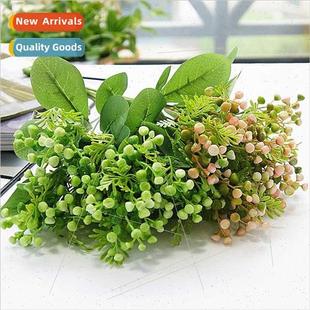 Bunch Green Bean Fake Wedding Plants Fru Decoration Flowers