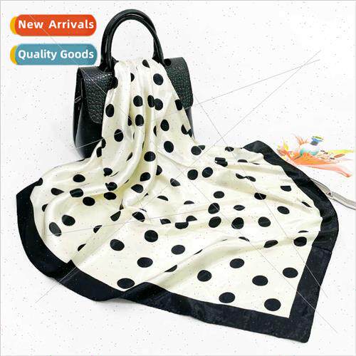 2022 spring summer new simulation silk scarf women 90*90CM s