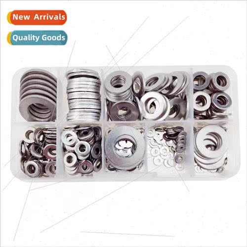 580PCS Boxed 304 Flat Washers & Gaskets Screws Wajin Washer