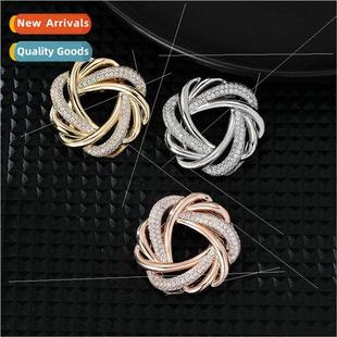 buckle flowers female fashion brooch scarf use Korea dual