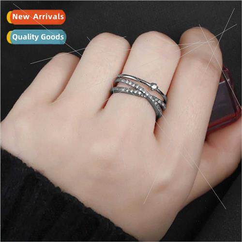 Europe jewelry opening adjustable luxury copper wh zirconia
