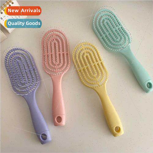 Cute candy color fluffy makeup comb portable head massage ai