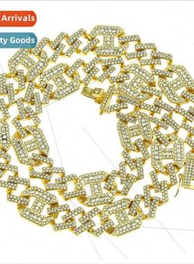 Hip hop new Europe Cuban chain large gold chain men domineer