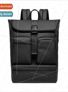 Shoulder bag men tide schoolbag flip computer bag large capa