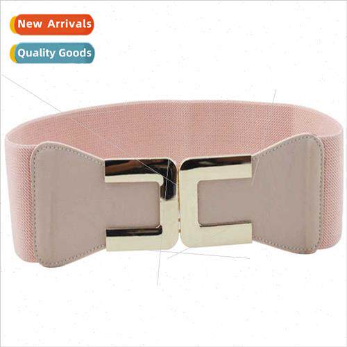 Ladies Elastic Waistband Korea Waistband Gorgeous Gold U-sha