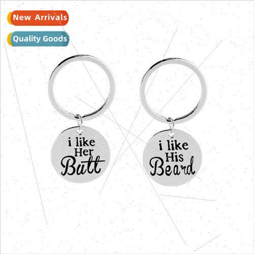 New accessories creative couple pendant I like her I like hi