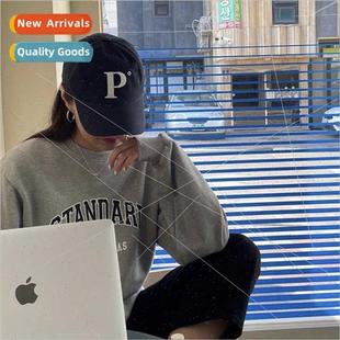 Letter P baseball cap men women spring summer Hundreds baseb