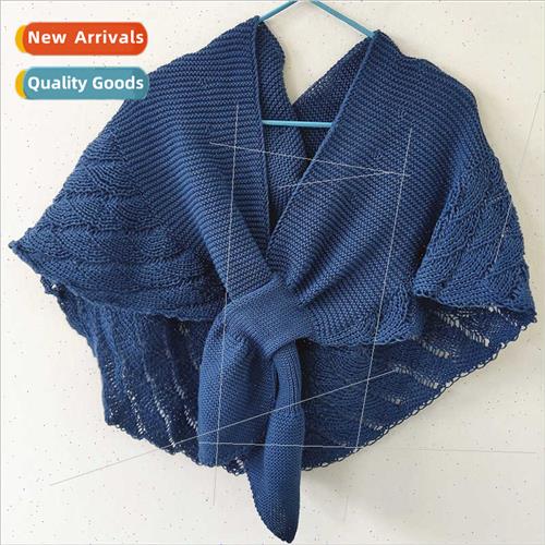 Solid Color Woolen Small Shawl Spring Outer Scarf Dual-use K