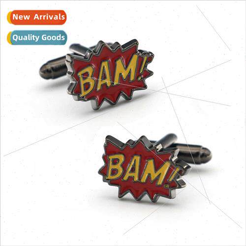 Personalized Fun Shape Men Metal Buttons French Cufflinks Le