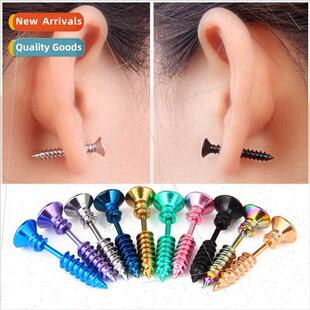 Halloween Non jewellery earrings piercing allergenic tanium