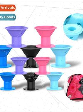 New licone Five Color Korean Big Wave Mushroom Bell Curler L