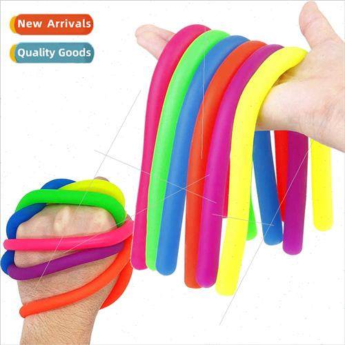 TPR colorful elastic rope tension rope noodle compulsion dec