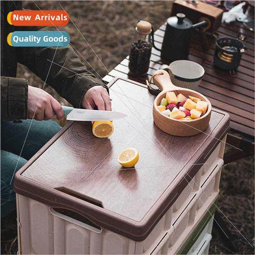 Wooden d Storage Box Outdoor Camping Multifunctional Collaps