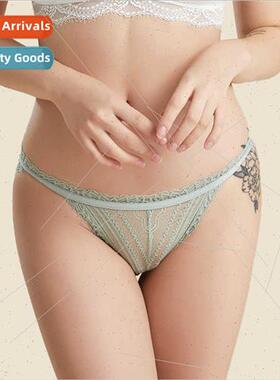 Sexy low-waisted mulberry silk panties female New French lac